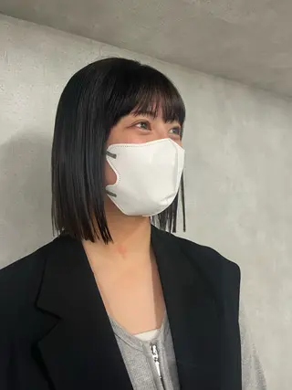 ミディアム anon Loemのヘアスタイル