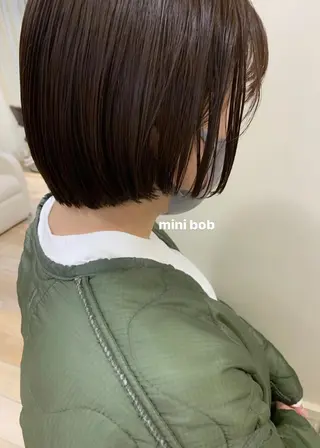 ミディアム カラー 顔周りレイヤー 🎀マリノのヘアスタイル