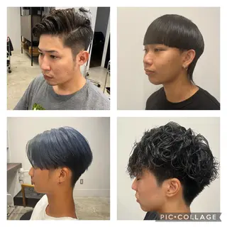 ショート パーマ メンズ 香取 康平のヘアスタイル