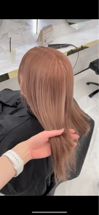 セミロング カラー 髪質改善🫧 カラー特化/Hinaのヘアスタイル