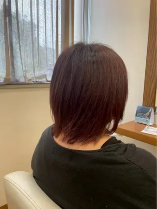 ミディアム カラー TELAHAIR 篠原翔哉のヘアスタイル