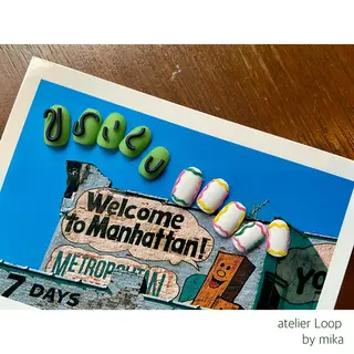 ネイル atelierLoopbyshiho所属・atelier Loop♪MIKAのネイルデザイン