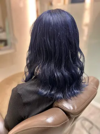 ミディアム カラー Chou所属・Chou kahoのヘアスタイル