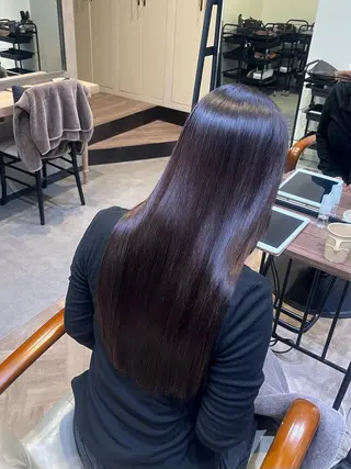 ロング shirof shinjuku所属・福地海和 ／カラーモデル募集中のヘアスタイル