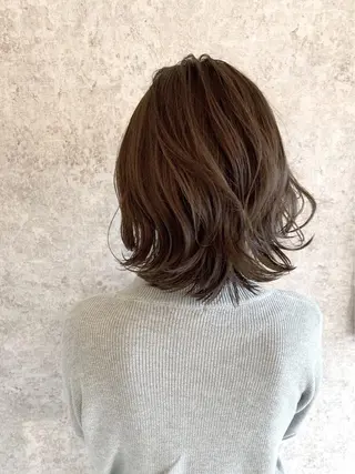 ミディアム カラー nubes所属・🌟高田 聖菜🌟のヘアスタイル