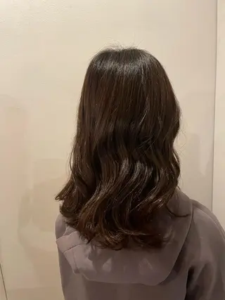 ミディアム カラー 韓国ボブ👩🇰🇷 小野絢未のヘアスタイル