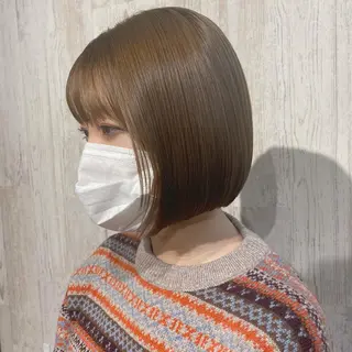 ショート カラー 大場 優のヘアスタイル