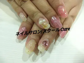 セミロング ネイル ネイルサロン Cureのネイルデザイン