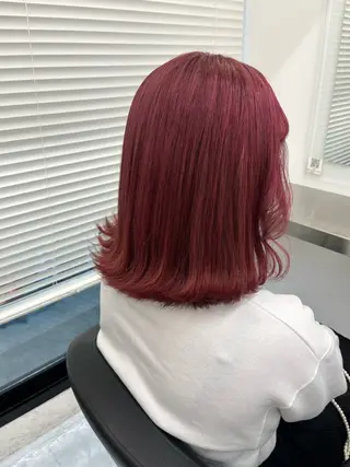 ミディアム カラー ヘアアレンジ 愛されカラー🩷 はるなのヘアスタイル