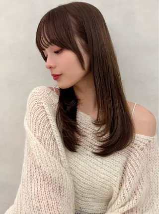 ロング ✨艶カラーと縮毛矯正 🦖しんのすけ🦖のヘアスタイル