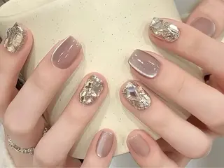 ネイル More Glam Nailsalon 大宮東口店 ～韓国ネイル・ワンホンネイル・スカルプネイル～所属・大宮 愛のネイルデザイン
