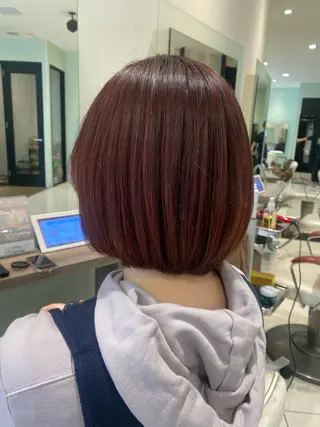 ショート ふじ ここなのヘアスタイル