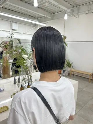 ミディアム カラー 林 莉央のヘアスタイル