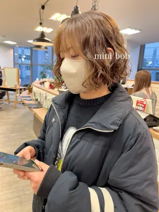 ショート パーマ 初めてのショート お任せください✂️のヘアスタイル