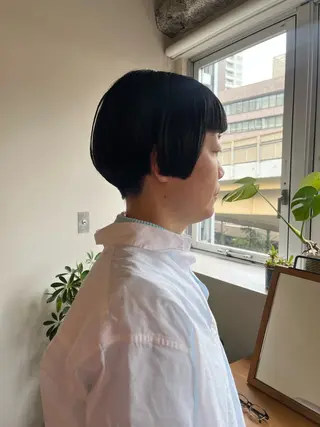 ショート レイヤーカット /ゆうのヘアスタイル