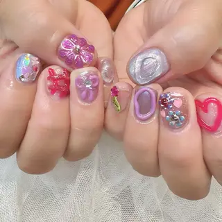 ネイル 新井 ひなののネイルデザイン