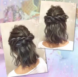 ショート カラー ヘアアレンジ 森 早希絵のヘアスタイル