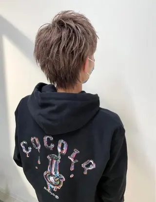 ショート カラー パーマ メンズ Artist 藤﨑紘成のヘアスタイル