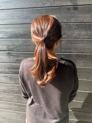 ロング カラー 宗川 雅美のヘアスタイル