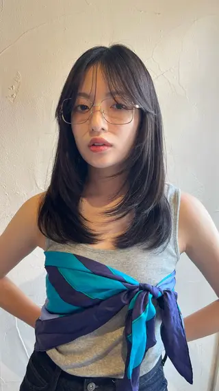 ミディアム カラー rise /メンズカットのヘアスタイル