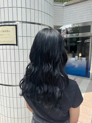 ロング カラー ジャンクロードビギン 下北沢店所属・RUNA/ バレイヤージュカラーのヘアスタイル