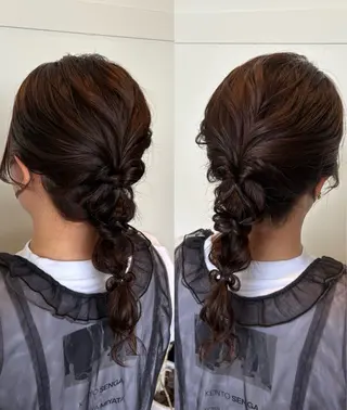 ヘアアレンジ 高橋 乙葉のヘアスタイル