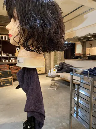 ミディアム パーマ お任せヘア☘️☘️ 及川渚のヘアスタイル