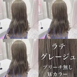 セミロング 💍大人デザイン /ハイトーン♡リクトのヘアスタイル