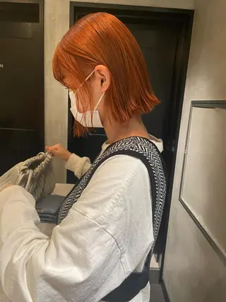 ミディアム カラー classic 新横浜所属・大人girly🛋️ 🤍yukakoのヘアスタイル