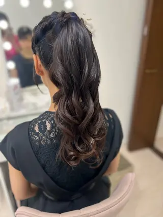 ロング ヘアセット/金山 佐野 妃都美のヘアスタイル