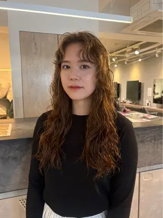 ロング パーマ/ボブ,ロング ヤマシタミウ🌀のヘアスタイル