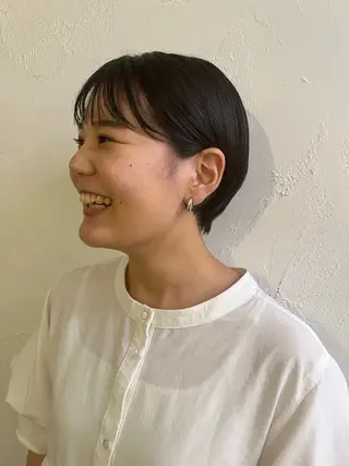ショート 金井 美悠のヘアスタイル