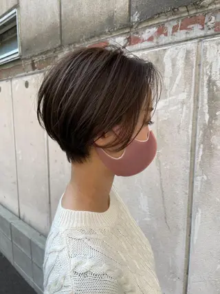 ショート さの あやねのヘアスタイル