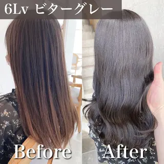 ロング カラー ブリーチなし✨艶髪 カラー𓃲YAGIのヘアスタイル