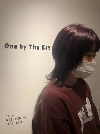 ミディアム カラー 片山美穂 心斎橋・北堀江のヘアスタイル