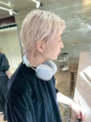 ショート カラー メンズ kai .のヘアスタイル