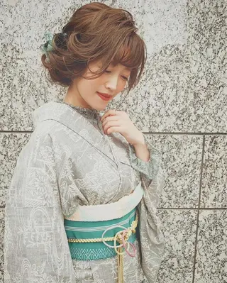 ミディアム ships所属・舩坂 友賀のヘアスタイル