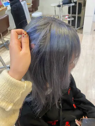 ミディアム ブリーチ/eye/ カット/ココミ🧚のヘアスタイル