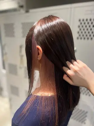 カラー しずく🤍🧸 / fifthパーマのヘアスタイル