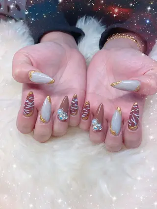 ロング 💜MIYA nail川崎店のネイルデザイン