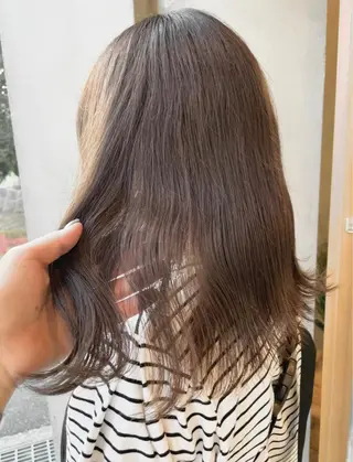 ミディアム カラー mareka/顔周り /透明感カラー🤍のヘアスタイル