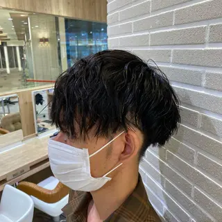 パーマ メンズ 赤本悠斗波巻きパーマ メンズパーマのヘアスタイル