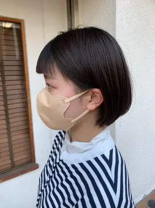 ショート カラー ヘアアレンジ putri 川邉 優花のヘアスタイル