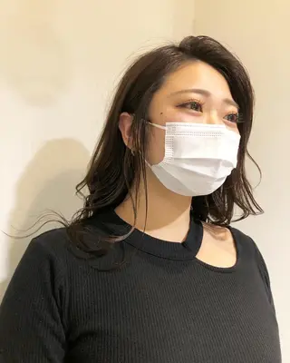 セミロング カラー ヘアアレンジ ainico+所属・メンズ特化✂️栗原 侑也のヘアスタイル