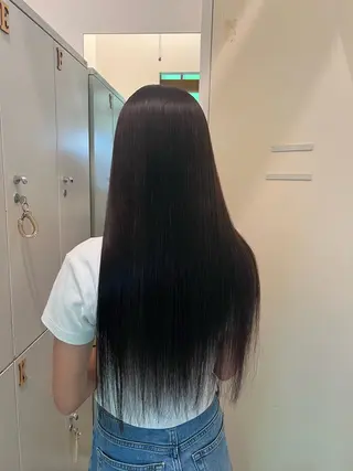 ロング ハイトーンカラー/エ クステ/デザインのヘアスタイル