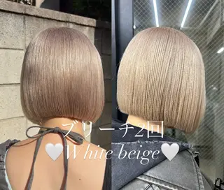 ショート カラー ハイトーンカラー/ デザインカラー/瑛樹のヘアスタイル