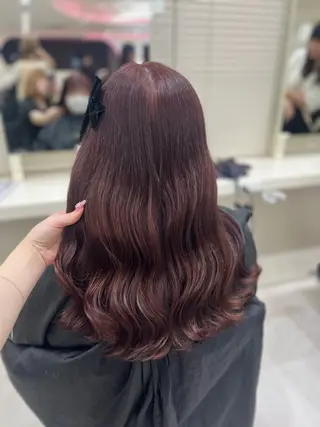 カラー ベージュ・ラベンダー カラー🎀りりのヘアスタイル