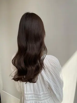 セミロング カラー パーマ ヘアアレンジ 加藤 綾華のヘアスタイル