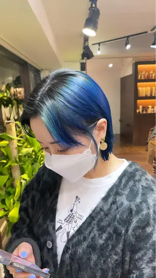 ショート ワンホンヘア ケラチン/Kaitoのヘアスタイル