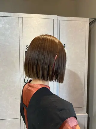 ショート カラー 神戸ボブ✂️ ioe三宮/田 伸佳のヘアスタイル